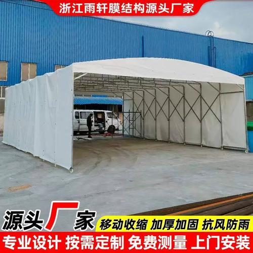 湖州信息科技企业仓储升级 户外折叠收缩推拉雨蓬在工厂仓库与过道中的创新应用